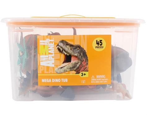 dino tub|Animal Planet Mega Dino Tub Exclusive Playset [45 Pieces!].